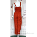 Woven Linen Jumpsuit For Ladies